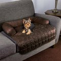 Petmaker Petmaker 80-PET6056 30 x 30.5 in. Furniture Protector Pet Cover with Shredded Foam Filled 3-Sided Bolster Soft Plush Fabric; Brown 80-PET6056
